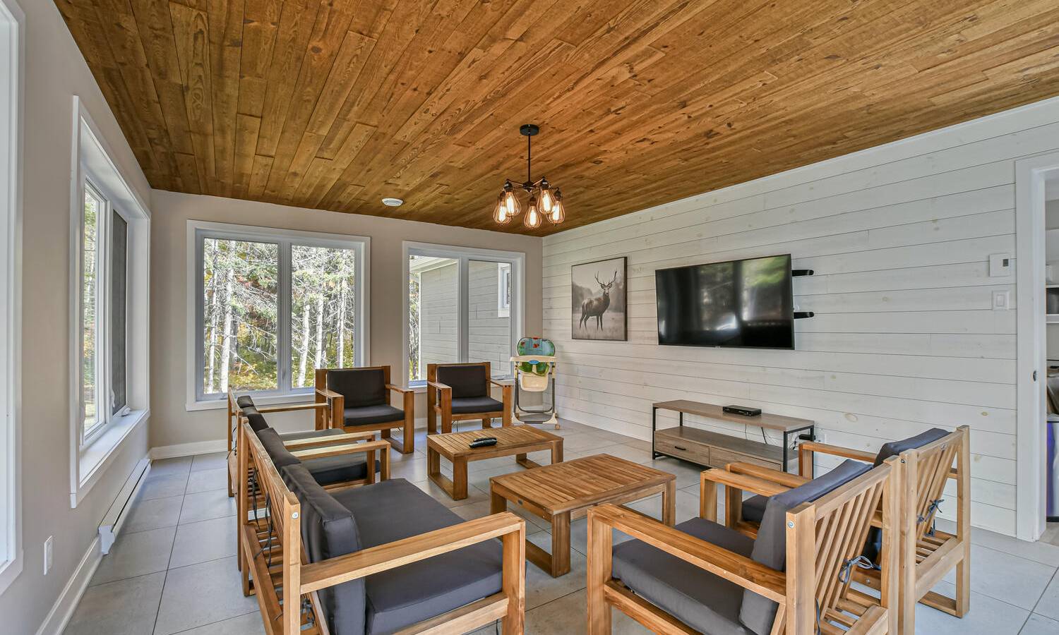 Chalet Le Cerisier / Chalets Rochon / Salon Familial