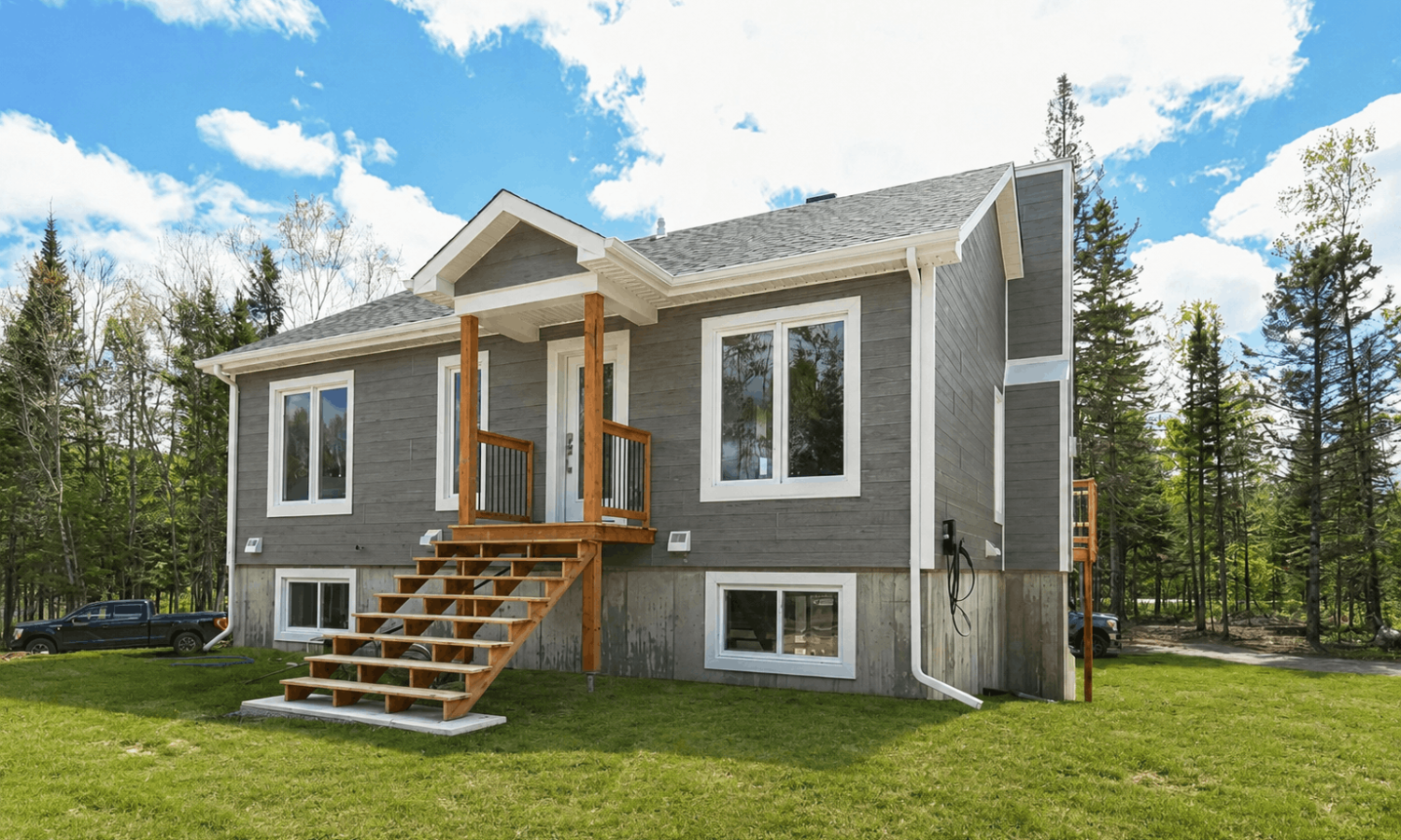 Chalet le Pin (niveau jardin) / Facade - Chalets Rochon